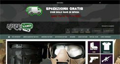 Desktop Screenshot of lasergames.it